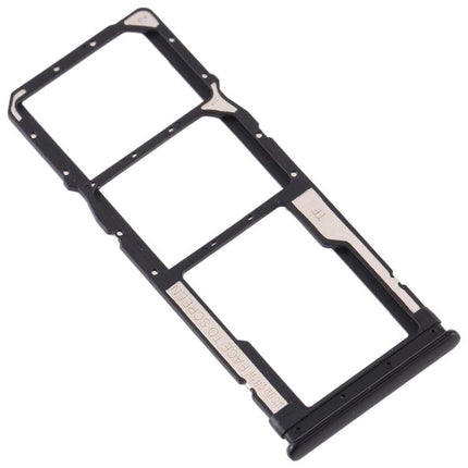 Dual SIM Card Tray + Micro SD Card Tray for Xiaomi Redmi Note 8 Black-garmade.com