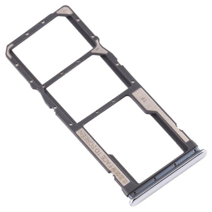 SIM Card Tray + SIM Card Tray + Micro SD Card Tray for Xiaomi Redmi Note 8 Silver-garmade.com