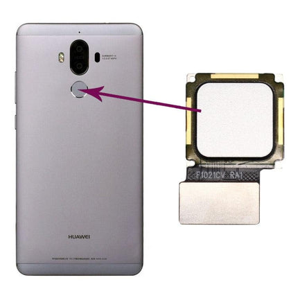 For Huawei Mate 9 Fingerprint Sensor Flex Cable(Silver)-garmade.com