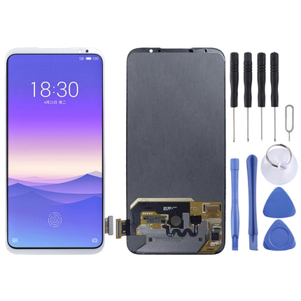 LCD Screen and Digitizer Full Assembly for Meizu 16S (White)-garmade.com