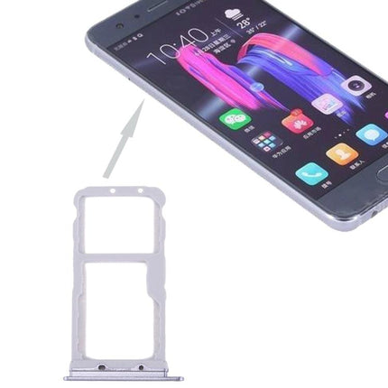 For Huawei Honor 9 Dual SIM Card Tray & Micro SD Card Tray Grey-garmade.com