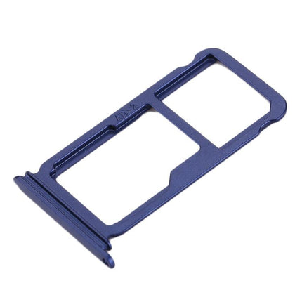 For Huawei P10 Plus Dual SIM Card Tray & Micro SD Card Tray Blue-garmade.com