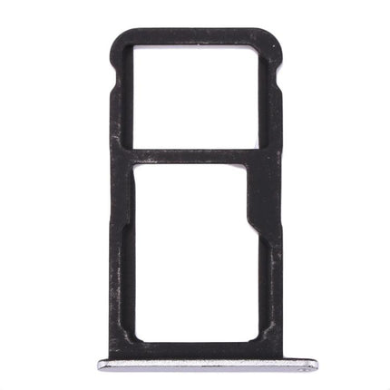 For Huawei Honor 8 Lite / P8 Lite 2017 Dual SIM Card Tray & Micro SD Card Tray White-garmade.com