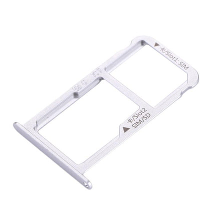 For Huawei Mate 9 Dual SIM Card Tray & Micro SD Card Tray White-garmade.com