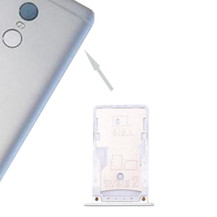 For Xiaomi Redmi Note 4 SIM & SIM / TF Card Tray Silver-garmade.com