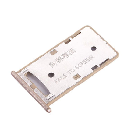 For Xiaomi Redmi 4A SIM & SIM / TF Card Tray Gold-garmade.com