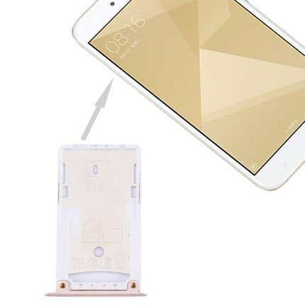 For Xiaomi Redmi 4X SIM & SIM / TF Card Tray Gold-garmade.com