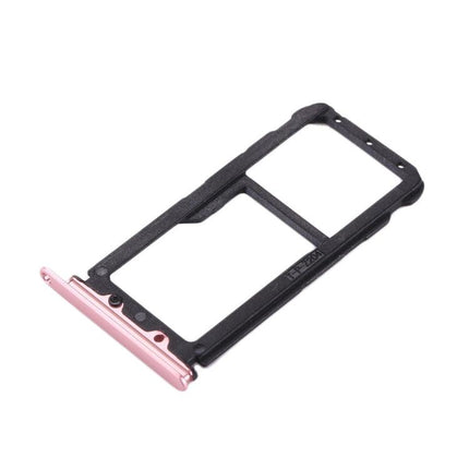 For Huawei nova 2 Dual SIM Card Tray & Micro SD Card Tray Rose Gold-garmade.com