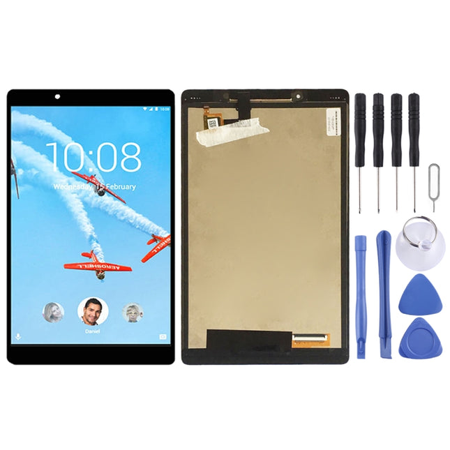 LCD Screen and Digitizer Full Assembly for Lenovo Tab E8 TB-8304F TB-8304(Black)-garmade.com