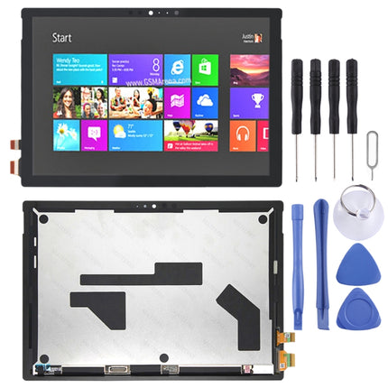 LCD Screen and Digitizer Full Assembly for Microsoft Surface Pro 6 1807 (Black)-garmade.com