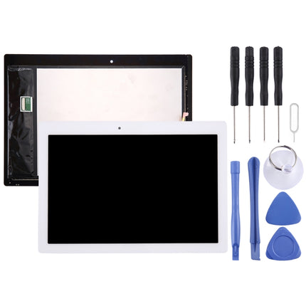 LCD Screen and Digitizer Full Assembly for Lenovo Tab 2 A10-70 / A10-70F (White)-garmade.com
