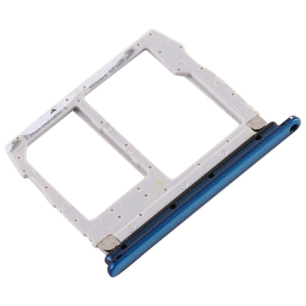 SIM Card Tray + Micro SD Card Tray for LG K40 / K12 Plus / X4 (2019) / X420EM / X420BMW / X420HM / X420 / X420N (Blue)-garmade.com