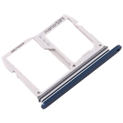 SIM Card Tray + Micro SD Card Tray for LG V40 ThinQ (Blue)-garmade.com