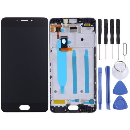 LCD Screen and Digitizer Full Assembly with Frame for Meizu M6 M711H M711Q(Black)-garmade.com