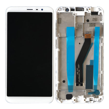 LCD Screen and Digitizer Full Assembly with Frame for Meizu M6T M811Q (White)-garmade.com