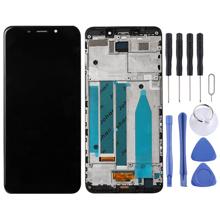 LCD Screen and Digitizer Full Assembly with Frame for Meizu M6s M712H M712Q (Black)-garmade.com