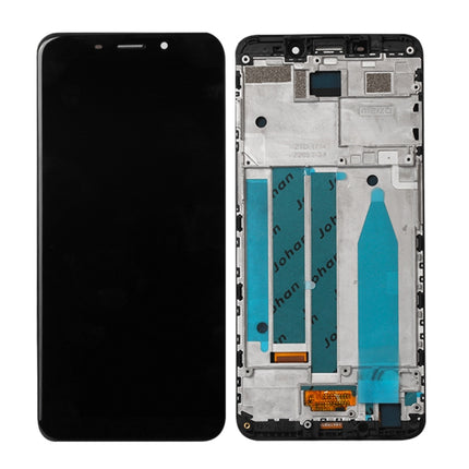 LCD Screen and Digitizer Full Assembly with Frame for Meizu M6s M712H M712Q (Black)-garmade.com