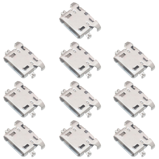 10 PCS Charging Port Connector for Motorola Moto E3 / Moto G5 / Moto G4 Play-garmade.com