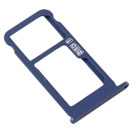 SIM Card Tray + SIM Card Tray / Micro SD Card Tray for Nokia 7.1 / TA-1100 TA-1096 TA-1095 TA-1085 TA-1097 (Blue)-garmade.com