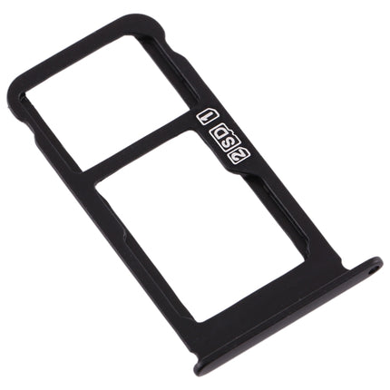 SIM Card Tray + SIM Card Tray / Micro SD Card Tray for Nokia X6 (2018) / TA-1099 / 6.1 Plus (Black)-garmade.com