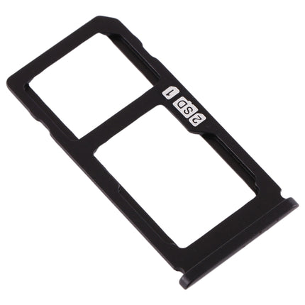 SIM Card Tray + SIM Card Tray / Micro SD Card Tray for Nokia 8 / N8 TA-1012 TA-1004 TA-1052 (Black)-garmade.com