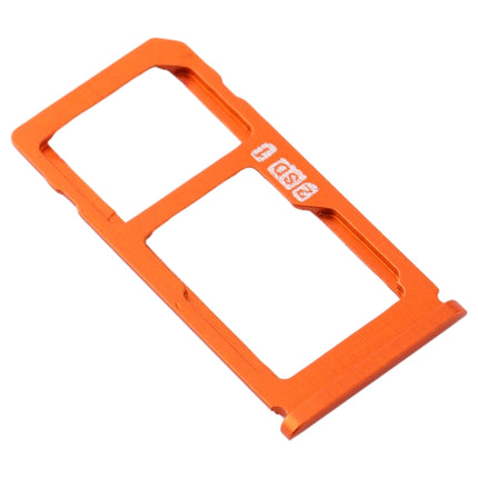 SIM Card Tray + SIM Card Tray / Micro SD Card Tray for Nokia 8 / N8 TA-1012 TA-1004 TA-1052 (Orange)-garmade.com