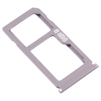 SIM Card Tray + SIM Card Tray / Micro SD Card Tray for Nokia 8 / N8 TA-1012 TA-1004 TA-1052 (Silver)-garmade.com