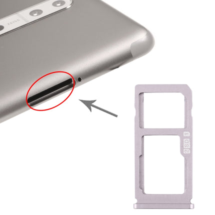 SIM Card Tray + SIM Card Tray / Micro SD Card Tray for Nokia 8 / N8 TA-1012 TA-1004 TA-1052 (Silver)-garmade.com