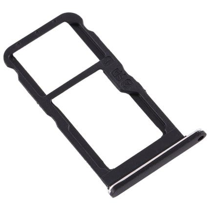 SIM Card Tray + SIM Card Tray / Micro SD Card Tray for Nokia 7 TA-1041 (Black)-garmade.com