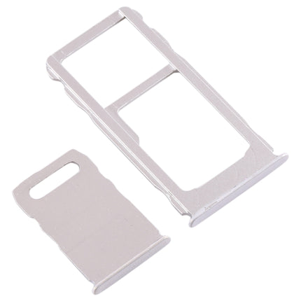 SIM Card Tray + SIM Card Tray + Micro SD Card Tray for Nokia 3.1 Plus (White)-garmade.com