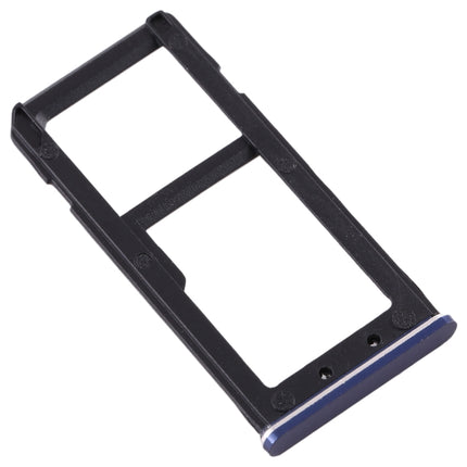 SIM Card Tray + SIM Card Tray / Micro SD Card Tray for Nokia 6 TA-1000 TA-1003 TA-1021 TA-1025 TA-1033 TA-1039 (Blue)-garmade.com