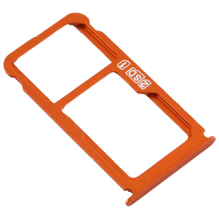 SIM Card Tray + SIM Card Tray / Micro SD Card Tray for Nokia 7 Plus TA-1062 (Orange)-garmade.com