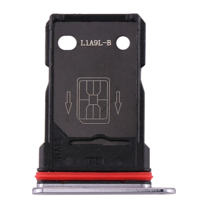 SIM Card Tray + SIM Card Tray for OnePlus 7T(Silver)-garmade.com