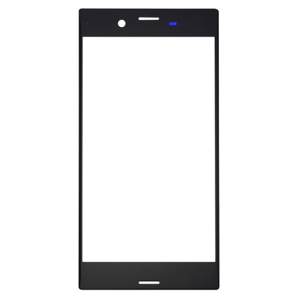 Front Screen Outer Glass Lens for Sony Xperia XZ(Black)-garmade.com