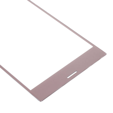 Front Screen Outer Glass Lens for Sony Xperia XZ(Rose Gold)-garmade.com