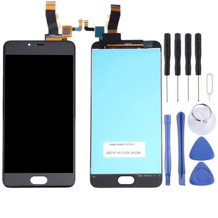 LCD Screen and Digitizer Full Assembly for Meizu M5 / Meilan 5(Black)-garmade.com