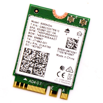9260NGW Wireless-AC Dual Band 802.11ac 1730Mbps Bluetooth 5.0 WLAN Network Card-garmade.com