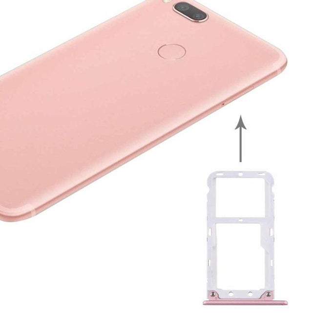 For Xiaomi Mi 5X / A1 SIM & SIM / TF Card Tray Rose Gold-garmade.com