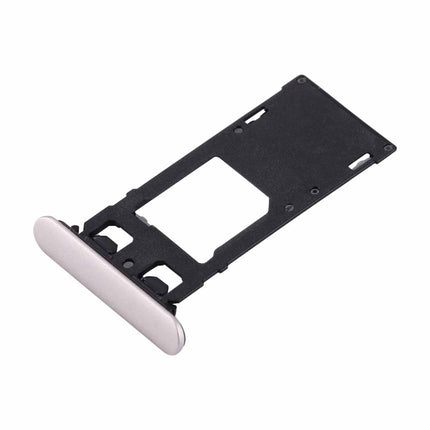 for Sony Xperia XZs (Single SIM Version) SIM & Micro SD Card Tray(Silver)-garmade.com