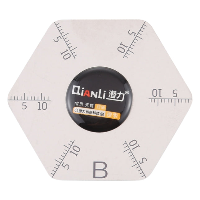 Qianli Hexagram Shape Pry Opening Tool With Scales-garmade.com