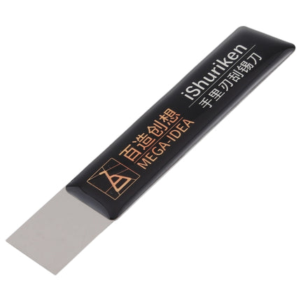 Qianli iShuriken T0.2mm Solder Paster Scraping Tin Knife Wear-resistant Flat Mouth-garmade.com