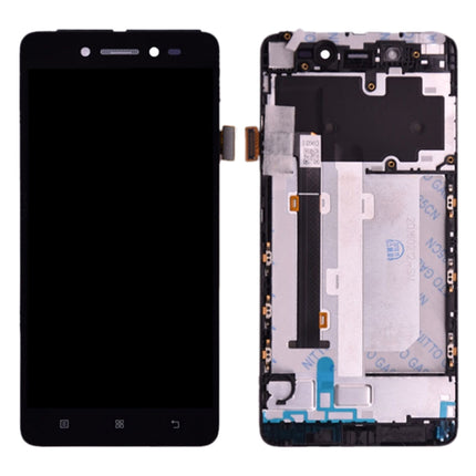 LCD Screen and Digitizer Full Assembly with Frame for Lenovo S90 S90-T S90-U S90-A (Black)-garmade.com