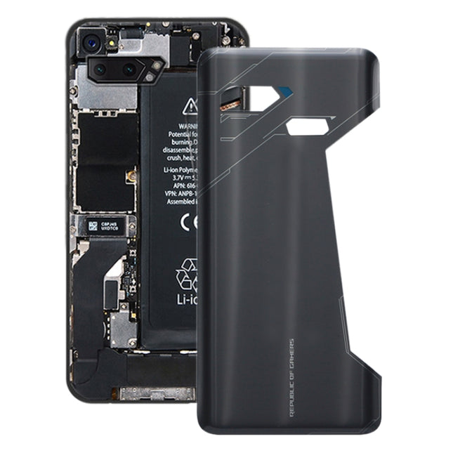 Back Cover for Asus ROG Phone ZS600KL Z01QD (Black)-garmade.com