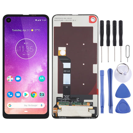 LCD Screen and Digitizer Full Assembly for Motorola One Vision-garmade.com