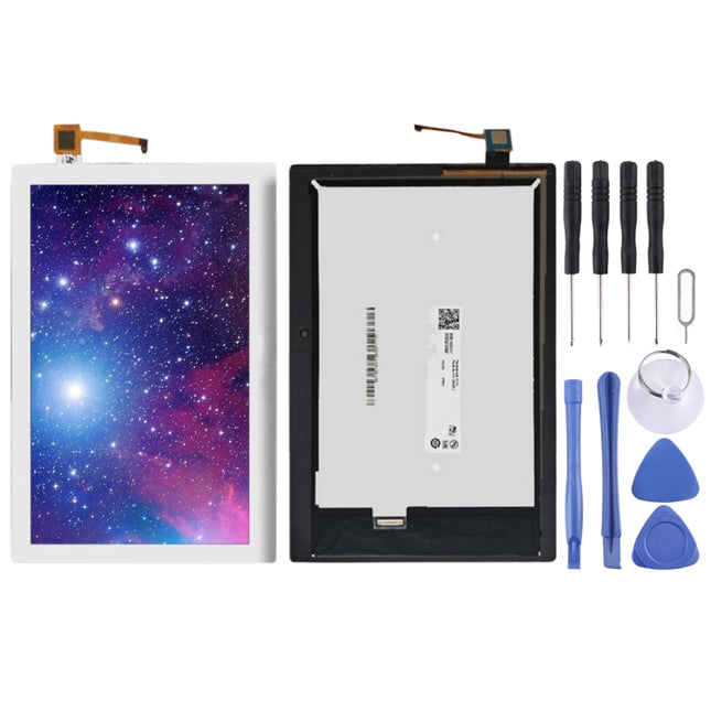 LCD Screen and Digitizer Full Assembly for Lenovo TB3-X70L ZA0Y TB3-X70F ZA0X TB3-X70N TB3-X70 (White)-garmade.com