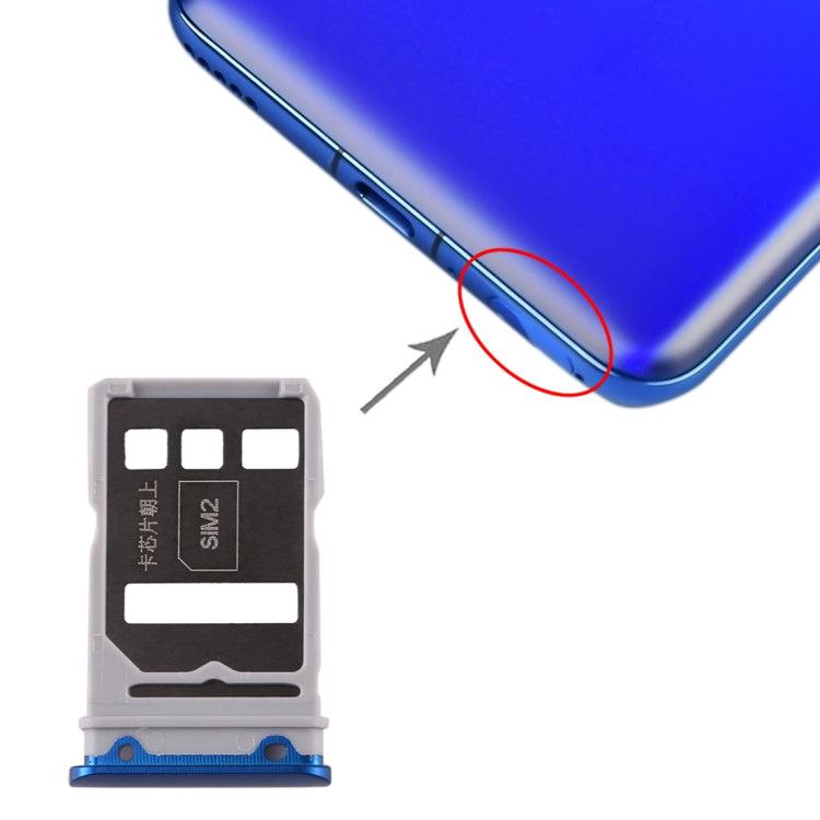 SIM Card Tray + SIM Card Tray for Huawei Honor V30 Pro / Honor V30 (Blue)-garmade.com