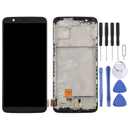 TFT Material LCD Screen and Digitizer Full Assembly with Frame for OnePlus 5T A5010 (Black)-garmade.com
