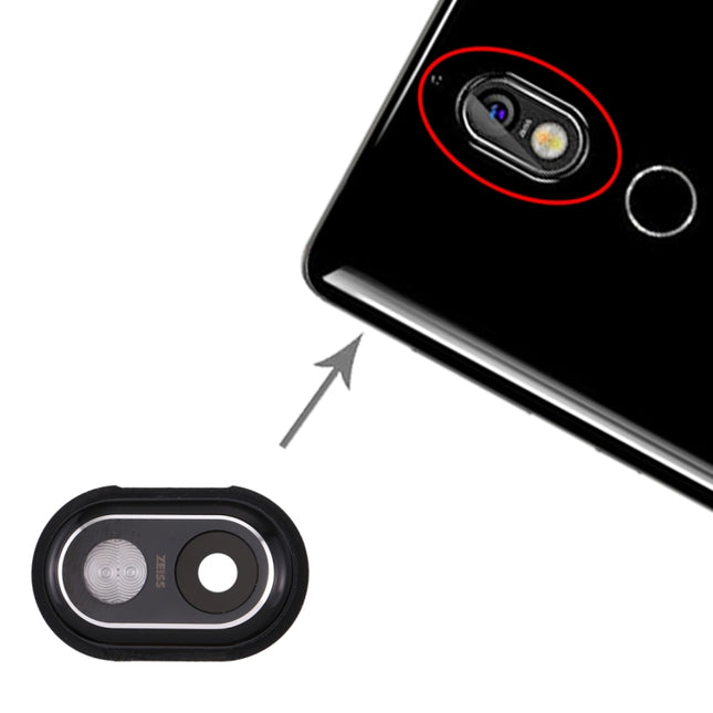 Camera Lens Cover for Nokia 7(Black)-garmade.com