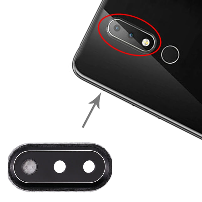 Camera Lens Cover for Nokia X6(Black)-garmade.com