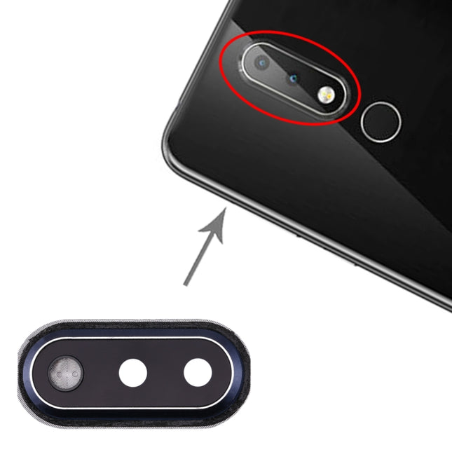 Camera Lens Cover for Nokia X6(Blue)-garmade.com